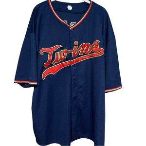Majestic Minnesota Twins Button Down Jersey #20 Rosario.  Size: XL